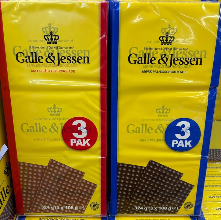 MENY Hobro tilbyder ekstra pakke pålægschokolade ved køb af Galle og Jessen 3-pak
