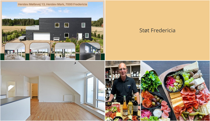 Nyt fra Ejendomsmægler Mike Andersen, FREDERICIA VINHANDEL og RealMæglerne Middelfart