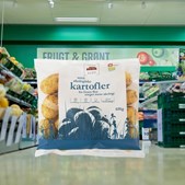 Økologiske kartofler fra Gram Slot til kun 10 kr. hos Rema1000 Gærumvej