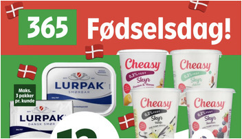 Spændende tilbud: Lurpak smør til kun 12 kr. og Xtra! produkter for kun 5 kr.