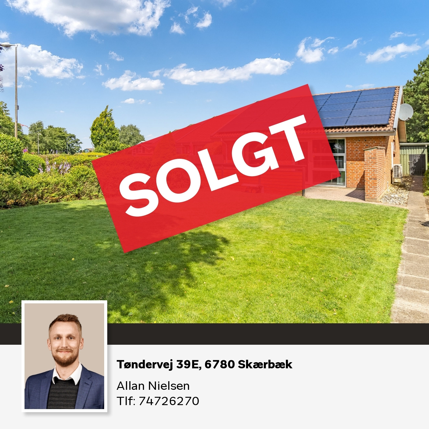 Home Tønder: Endnu en bolig solgt på Tøndervej 39E, 6780 Skærbæk

