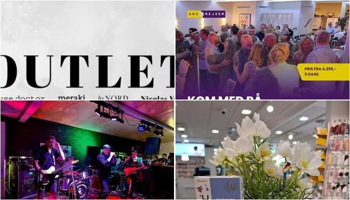 Nyt fra Lagersalg.com, Dolphin Hotel Herning, Ikast Apotek og 1 anden