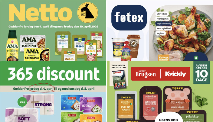 Find tilbud på Buko flødeost til 10 kr. og Pink Lady æbler til 18 kr. hos lokale butikker