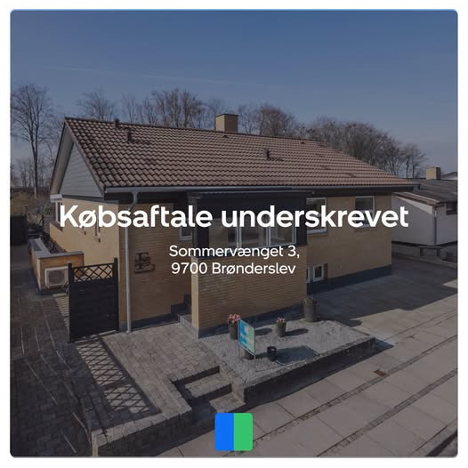 Nybolig Brønderslev & Vrå har fået underskrevet købsaftale på Sommervænget 3