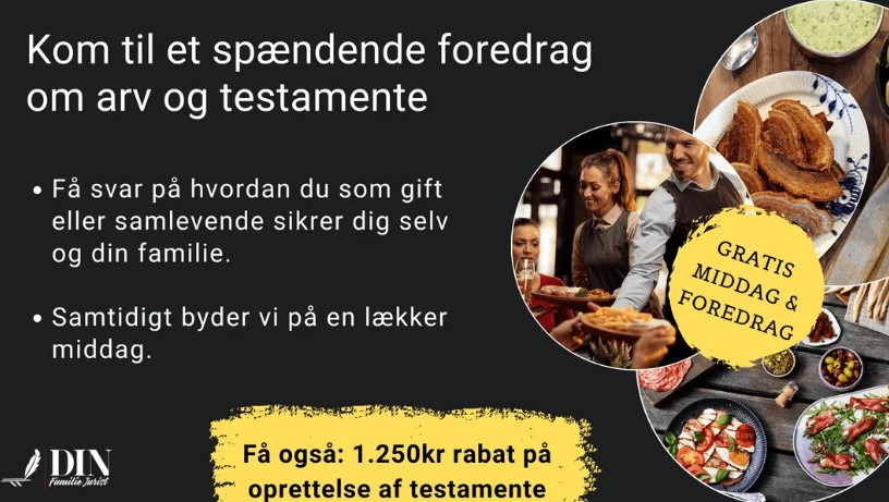 Gratis foredrag om arv og testamente i Kerteminde