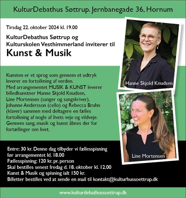 Kunst og musik i KulturDebathus Søttrup