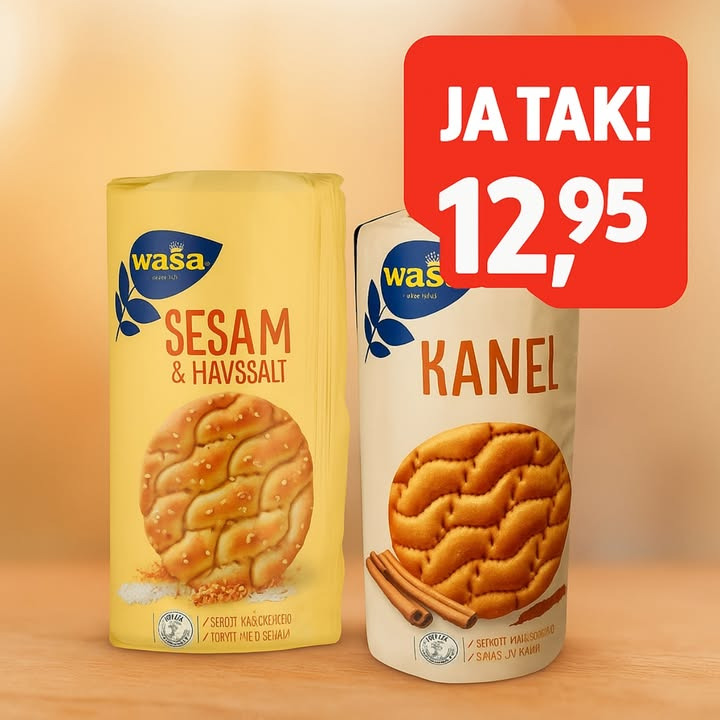 Meny Hobro tilbyder Wasa Runda til skarp pris gennem Facebook bestilling