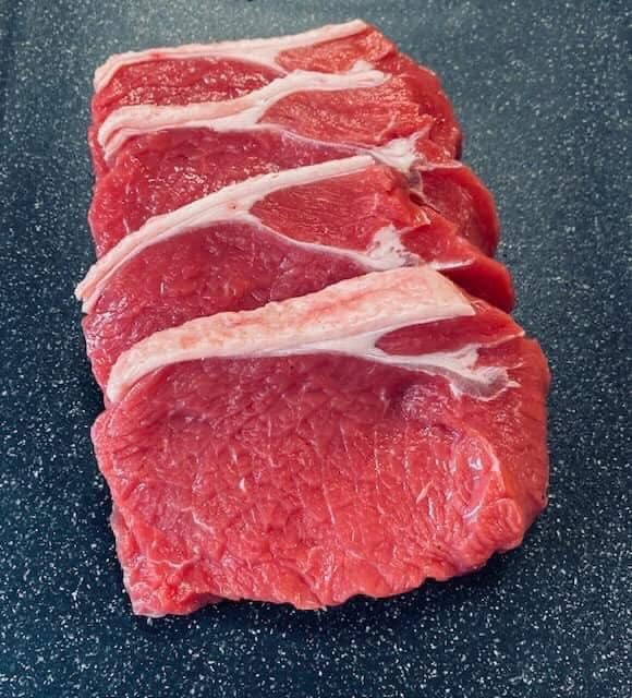 Tilbud på Entre Cote steaks hos Min Købmand Øster Bjerregrav: 4 bøffer for 99,95 kr.
