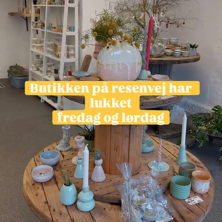 Vesterhavskunst lukker butikken i weekenden for at deltage i ClayDays-messen
