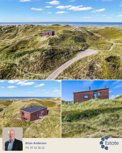 Estate Vestjylland præsenterer sjældent sommerhus i første klitrække
