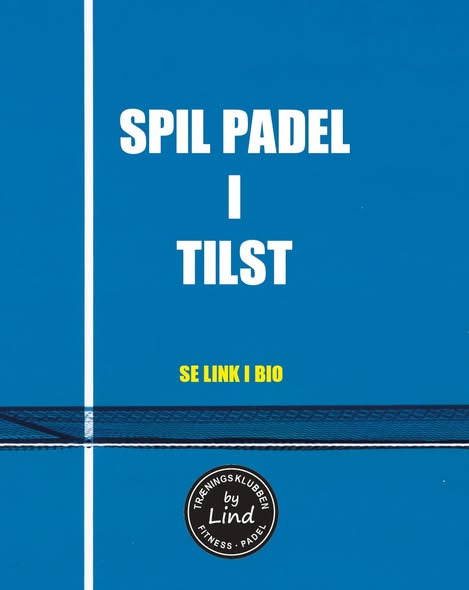 Træningsklubben By Lind tilbyder padel 10 minutter fra Aarhus C uden medlemskab