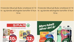 Fristende tilbud på Buko smelteost til 10 kr. og danske økologiske kartofler til kun 10 kr.