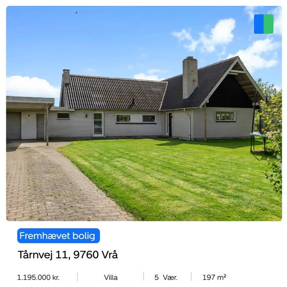 Nybolig Brønderslev & Vrå præsenterer charmerende villa i Vrå