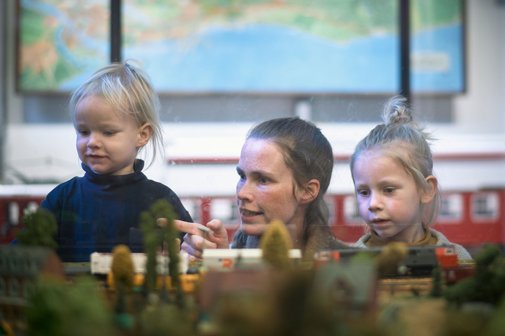 Julestemning på Danmarks Jernbanemuseum juleaftensdag