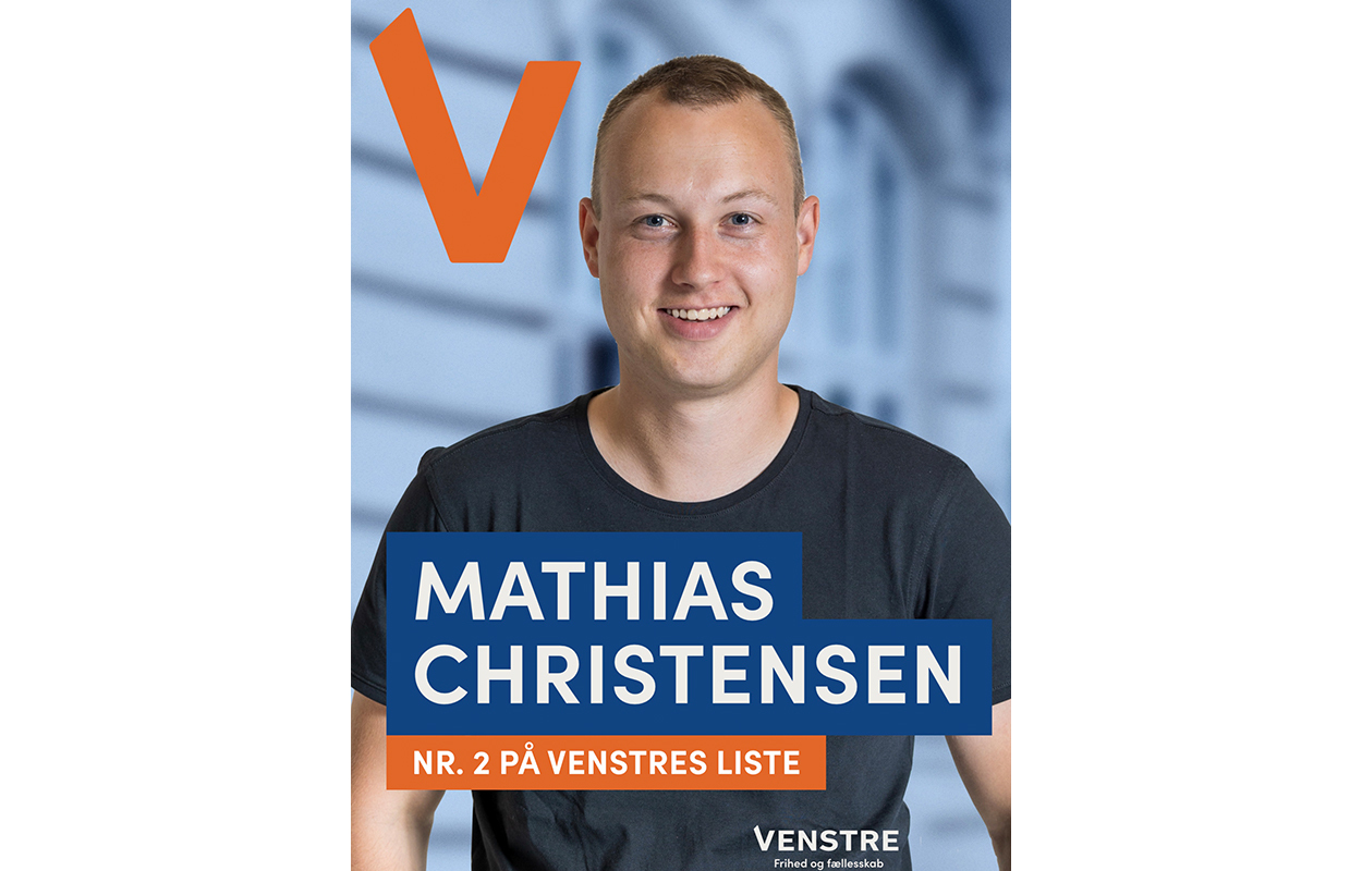 Mathias Christensen stiller op for Venstre