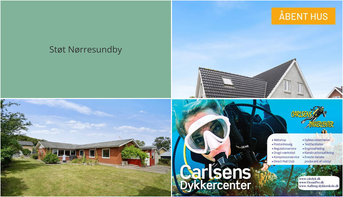 Nyt fra Mæglerhuset, danbolig Nørresundby  og CARLSENS DYKKERCENTER A/S