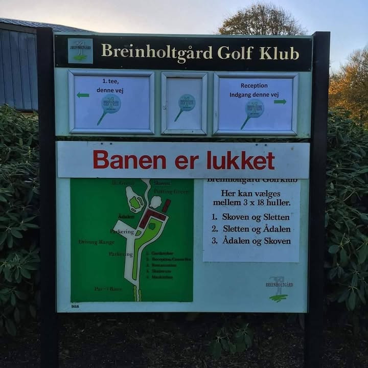 Breinholtgård Golf Klub lukker banerne efter kraftig nedbør