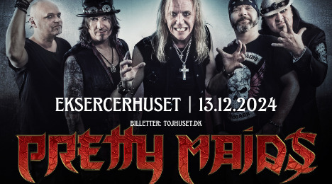 Pretty Maids vender tilbage til Fredericia