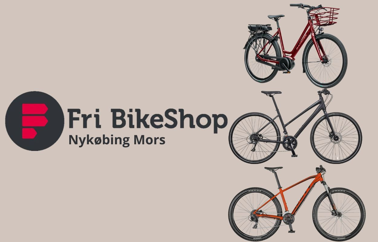 Fri BikeShop Nykøbing Mors: Tre skarpe cykeltilbud til tre skarpe priser 