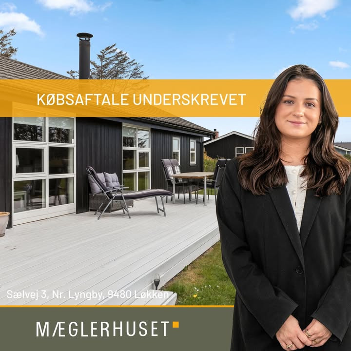 Mæglerhuset Vestkysten I/S får underskrevet købsaftale på sommerhus i Nr. Lyngby