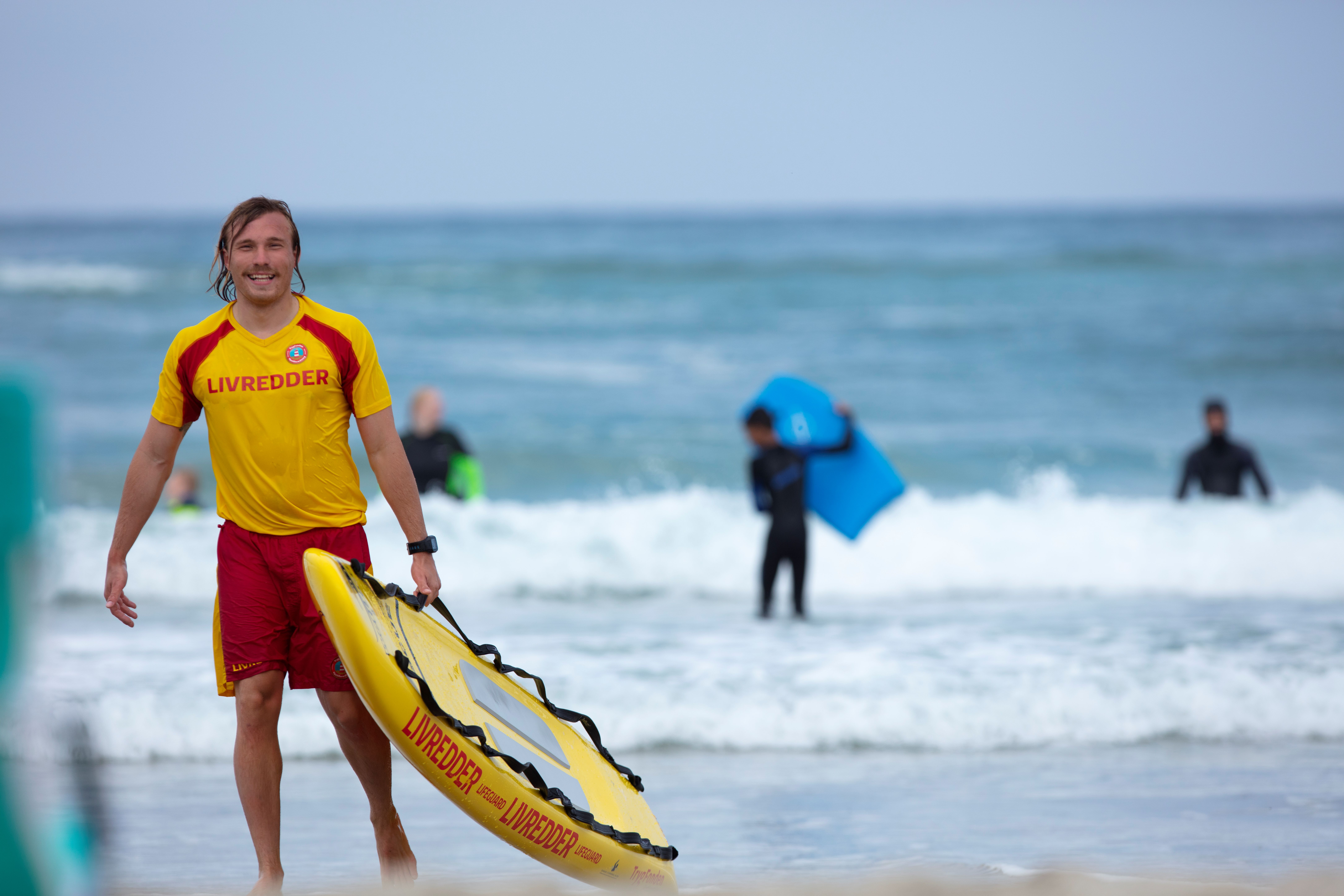 Livredderne åbner badesæsonen på Saksild Strand