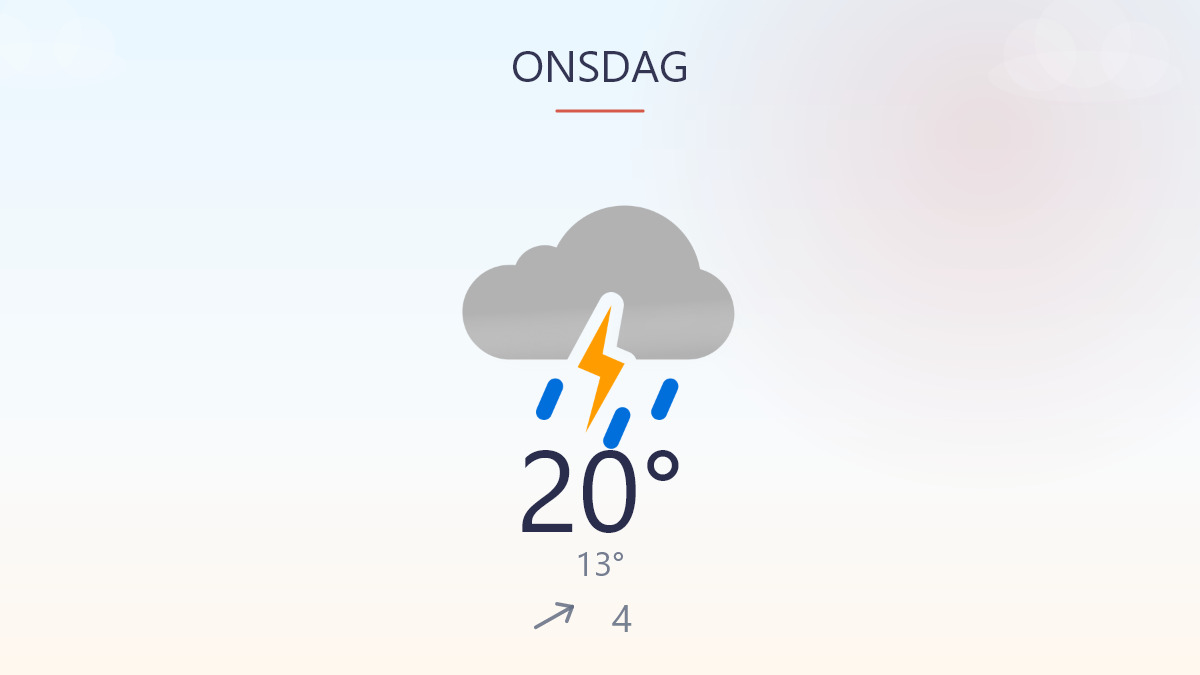 Solrig pause før en lun eftermiddag