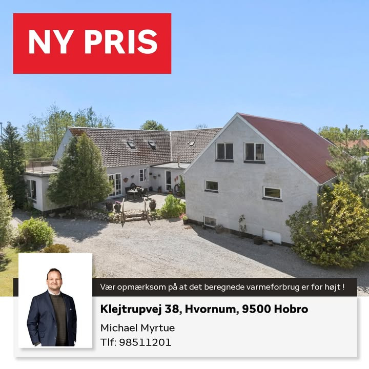 Home Hobro tilbyder reduceret pris på attraktiv ejendom i Hvornum