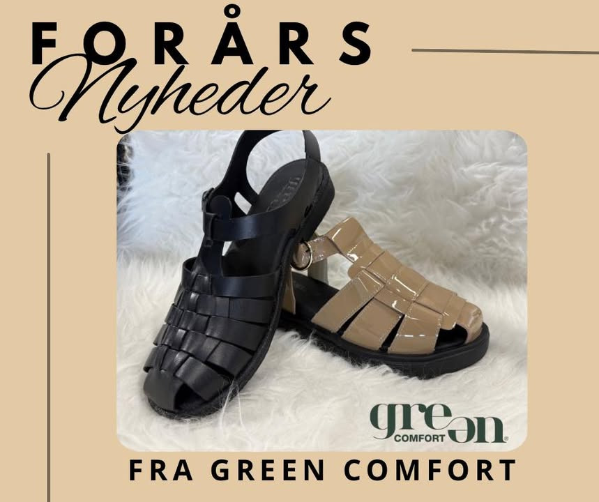 GARDEROBEN præsenterer nye must-have sandaler fra Green Comfort til sommergarderoben