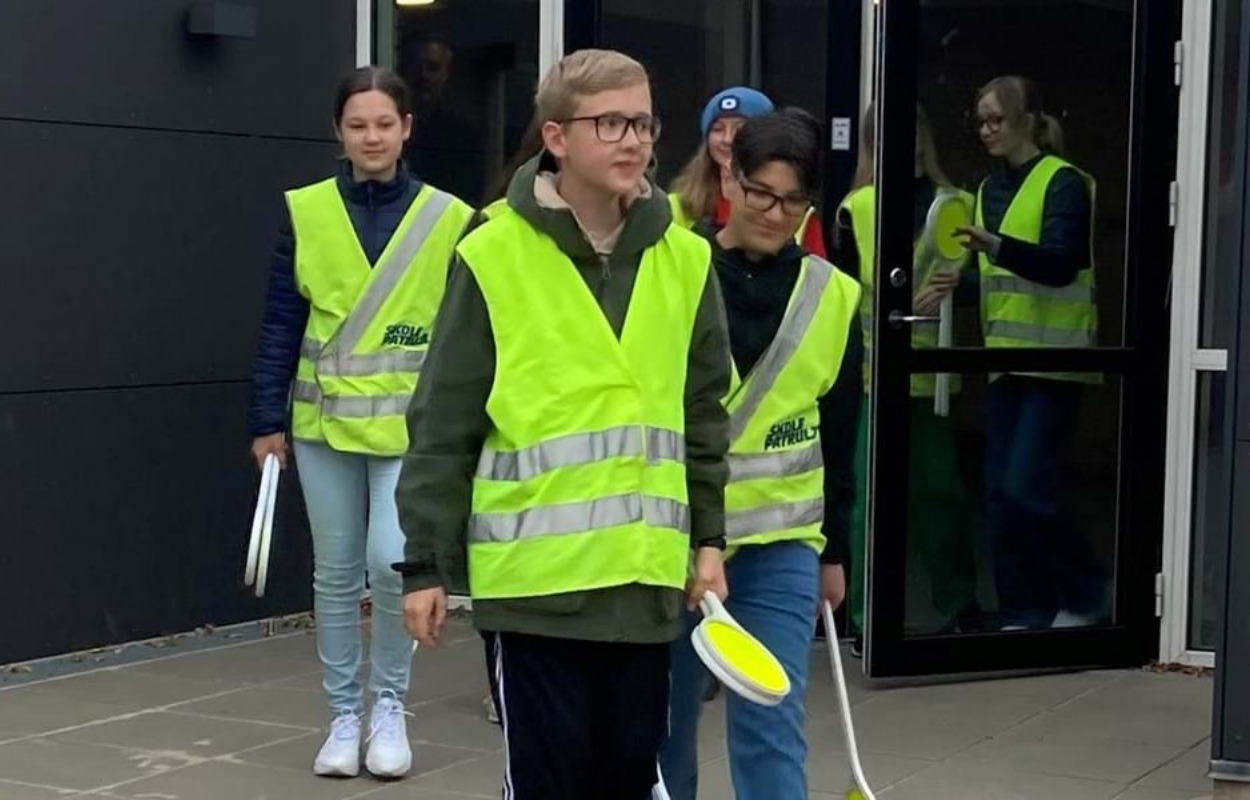 Vestervangsskolen regional vinder af Årets Skolepatrulje 2022