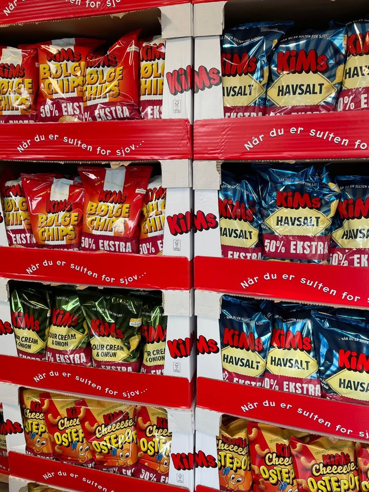 Spar Nørrebro Hjørring tilbyder Kims XL poser til 15 kr. 