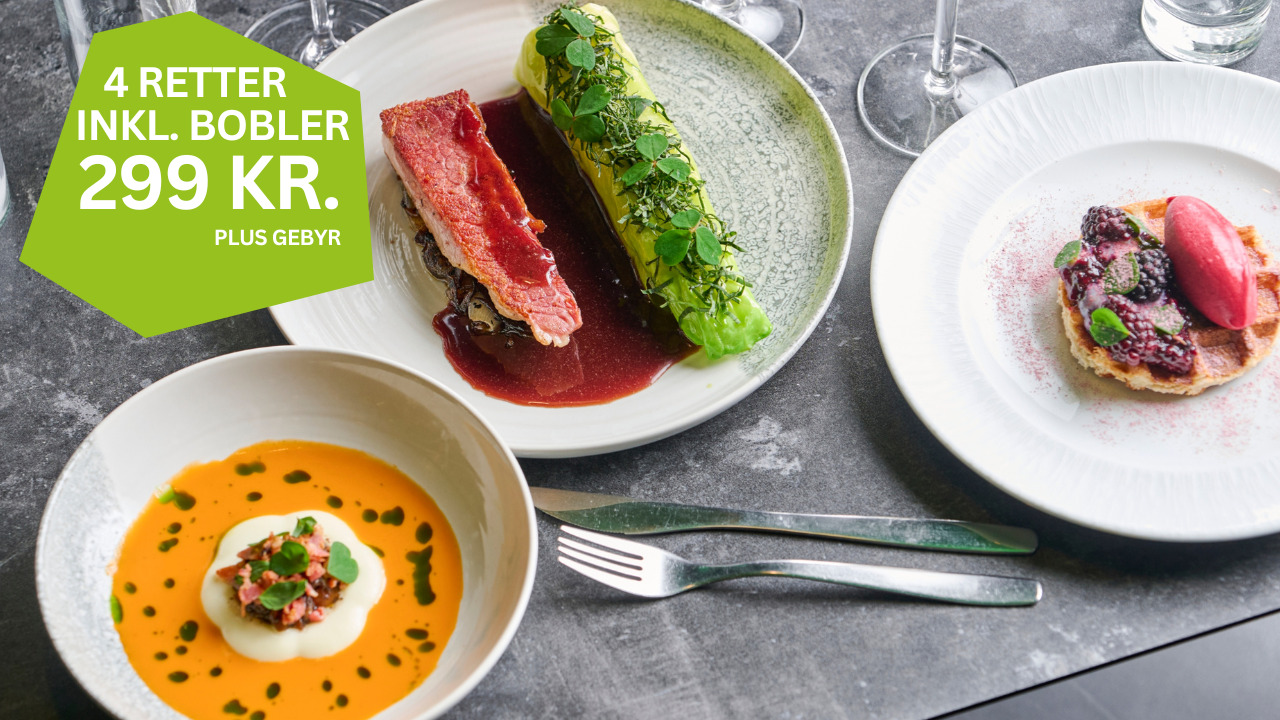 Gourmetoplevelse på Restaurant Vestergade i Odense