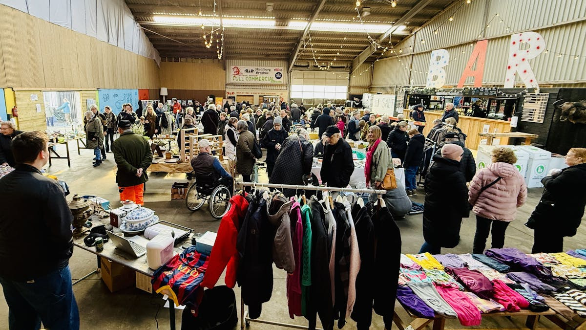 Månedligt loppemarked i Saltlageret