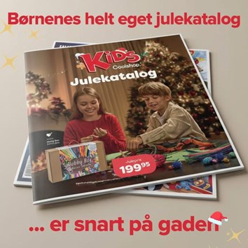Kids Coolshop lancerer julekatalog fyldt med gaveidéer og juleglæde til børn