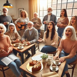 Sang og fortælleaften i Vandtårnet i Brundby