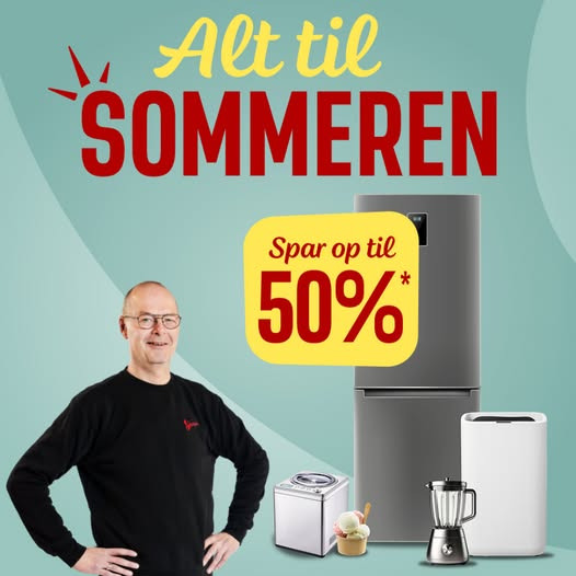 Skousen Grenaa tilbyder op til 50% på udvalgte sommerprodukter