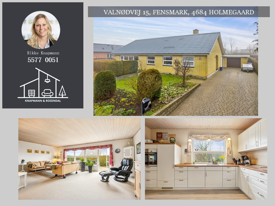 Knapmann & Rosendal ApS præsenterer velholdt 1-plansvilla i Fensmark