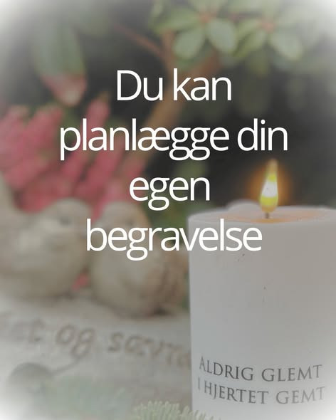 Planlæg din egen begravelse hos Bachs Begravelser og giv familien ro