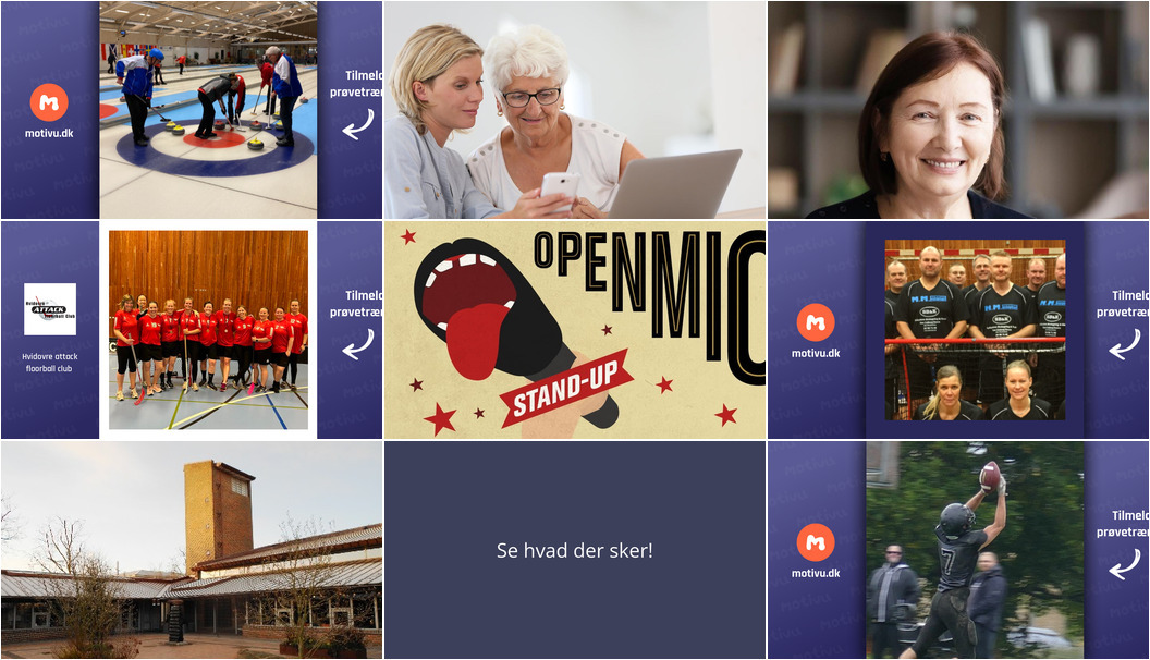 Aktiviteter i Hvidovre: Fra curling til komedie - oplev det hele den kommende uge