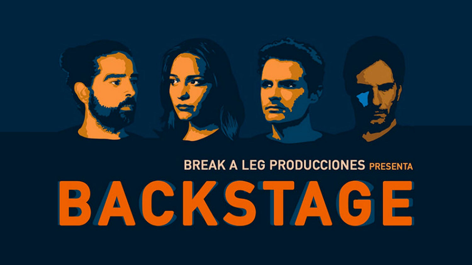 Backstage komik med Karen-Marie Lillelund og Søren Dahl