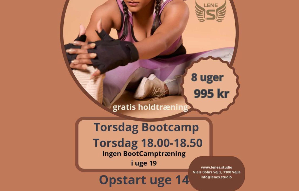 Kom i form med Torsdags Bootcamp hos LeneS: En træning der passer til alle