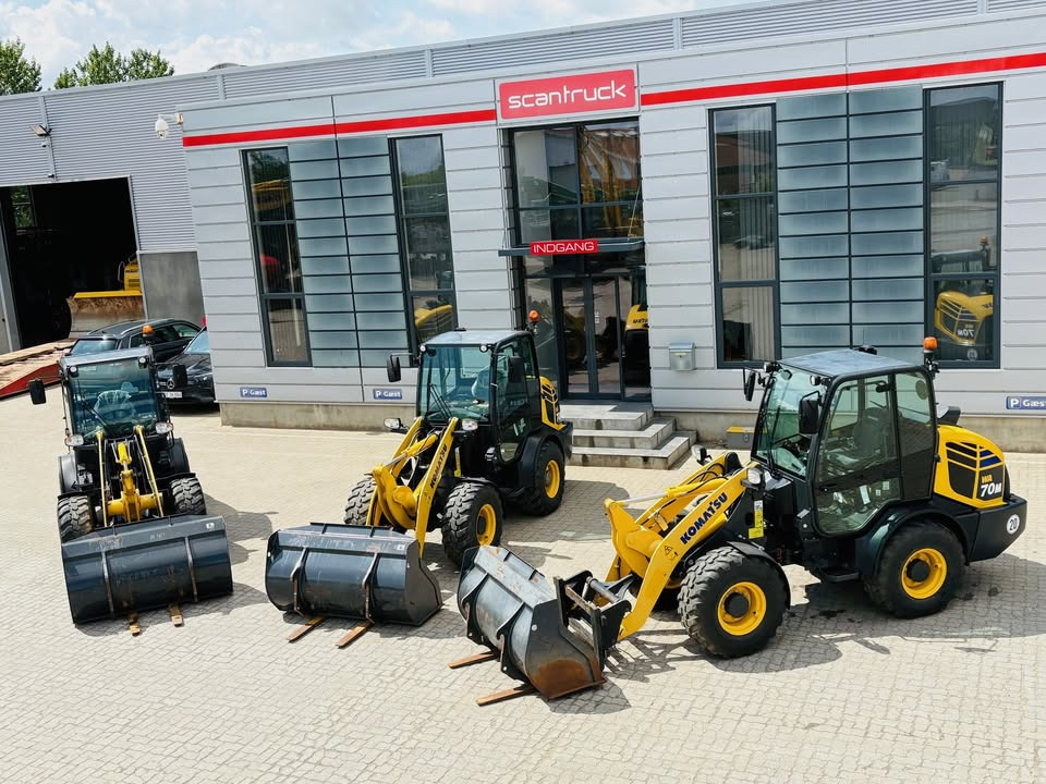 Scantruck A/S præsenterer kompromisløse Komatsu'er klar til levering