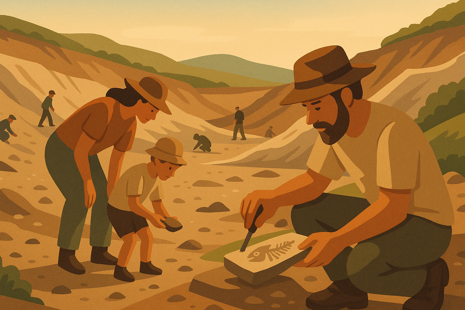 Fossiljagt med Fur Museum i uge 29