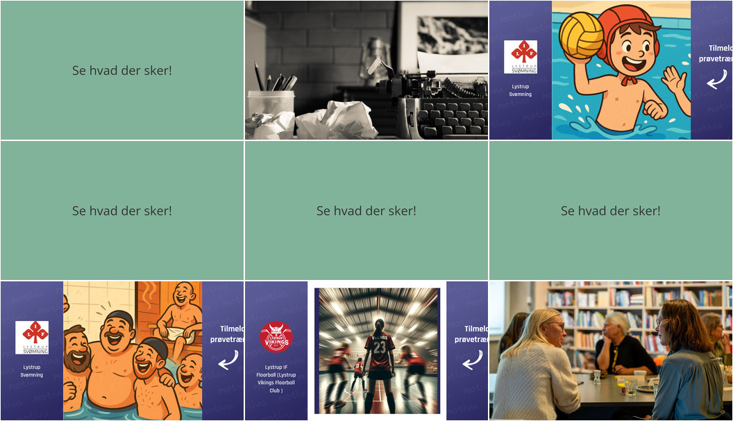 Oplev kreative og sociale aktiviteter i Lystrup – fra skrivefællesskaber til vandpolo