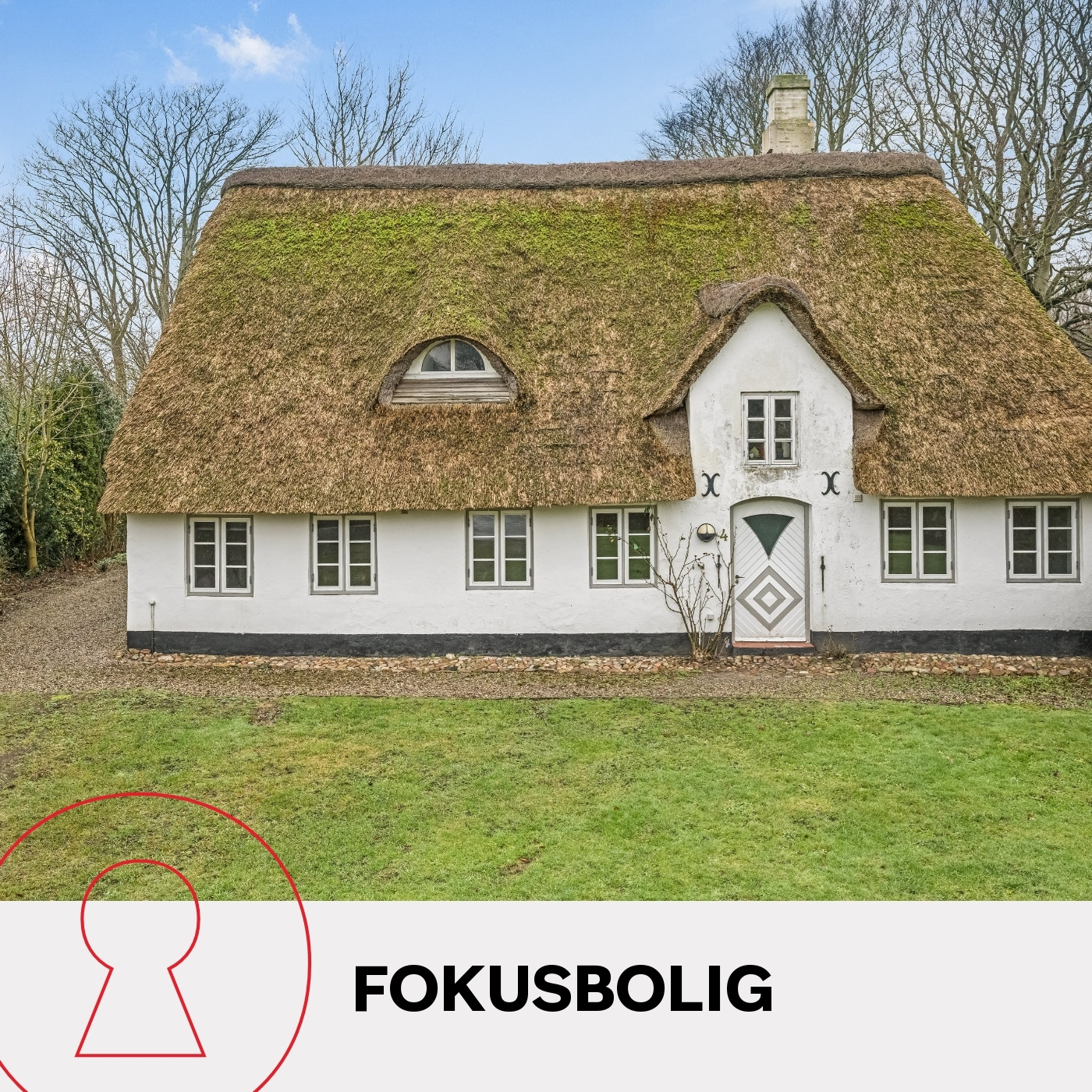 Charmerende stråtækt ejendom til salg hos Home Tønder