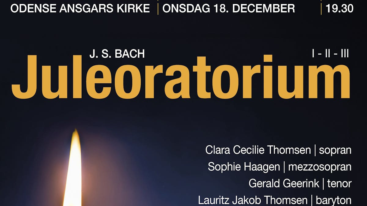 Oplev Bachs Juleoratorium i Ansgars Kirke
