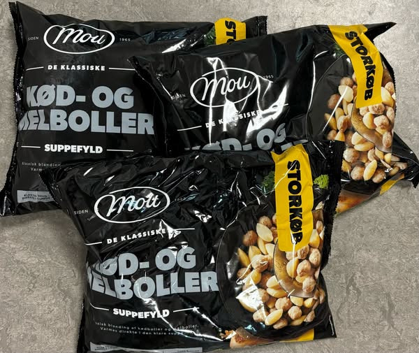 SPAR Visse sælger ja-tak økonomipose på 1400 g til 59,95 kr.