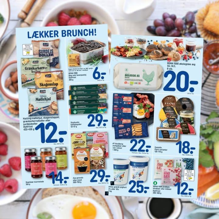 Rema 1000 Hadsund byder på brunchidéer til vinterferien