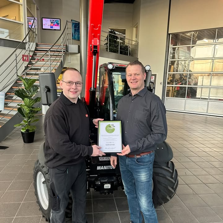 Scantruck A/S modtager CSRPeople-diplom for socialt ansvar og medarbejderengagement