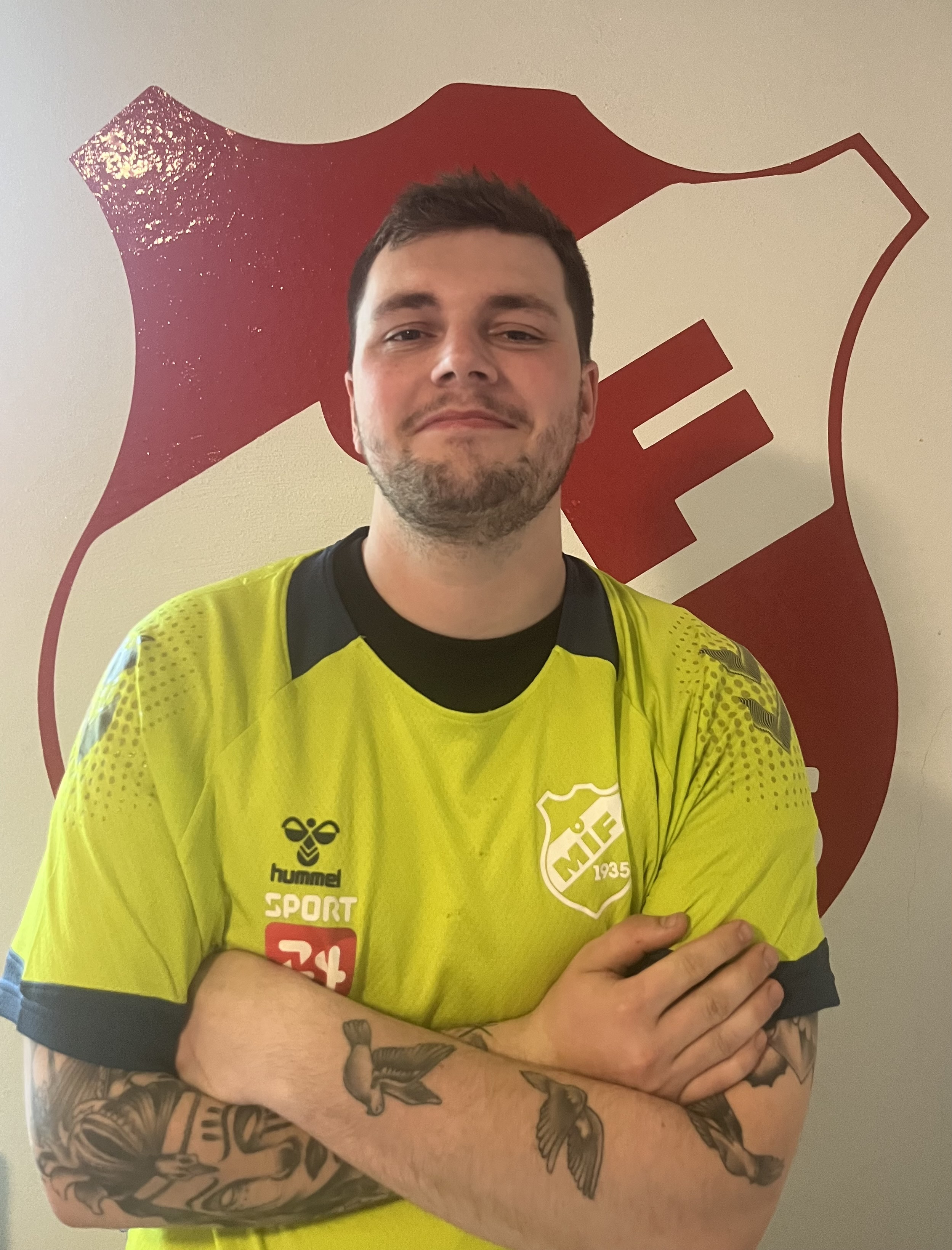 Hadsund keeper så rødt igen i denne kamp da han nedlagde Jesper Christensen i 78. minut