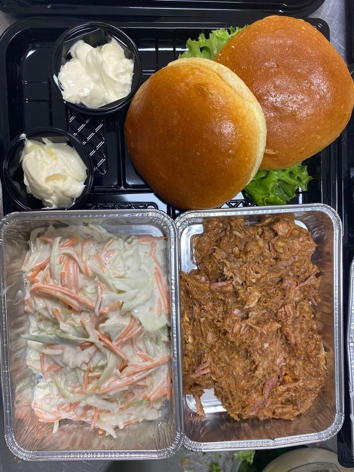 Meny Hjerting tilbyder pulled pork til to personer for kun 59,95 kr